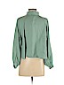 Forever 21 100% Polyester Green Long Sleeve Blouse Size XS - photo 2
