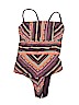 Mossimo Purple One Piece Swimsuit Size XL - photo 1