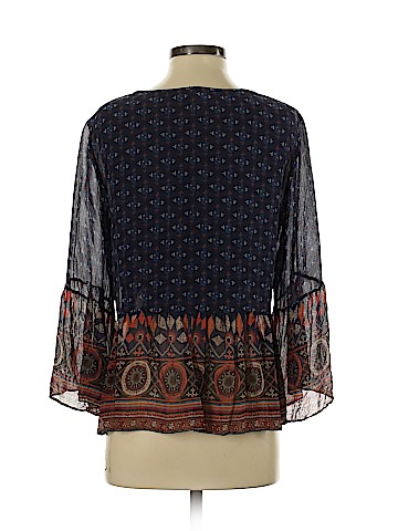 Joie Long Sleeve Silk Top (view 2)