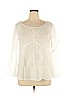 Talbots 100% Cotton White Long Sleeve Blouse Size 16 (petite) - photo 1