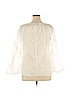 Talbots 100% Cotton White Long Sleeve Blouse Size 16 (petite) - photo 2