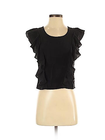 Madison Marcus Short Sleeve Silk Top (view 1)