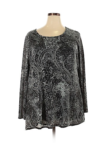 Susan Graver Long Sleeve Top (view 1)