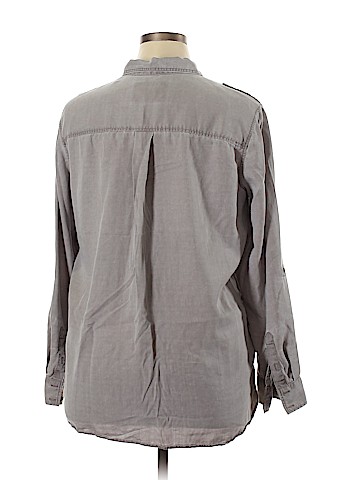 Express Long Sleeve Button-Down Shirt (view 2)