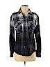 Garage 100% Cotton Gray Long Sleeve Button-Down Shirt Size S - photo 1