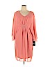 Karina 100% Polyester Pink Casual Dress Size 16 - photo 1