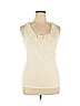 Ann Taylor Ivory Sleeveless Top Size XL - photo 1