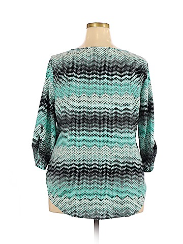 Croft & Barrow 3/4 Sleeve Blouse (view 2)