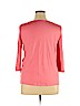 Ann Taylor LOFT Outlet Pink 3/4 Sleeve Top Size XL - photo 2