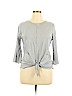 Zara Basic Blue 3/4 Sleeve Blouse Size XL - photo 1