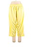 Adidas 100% Polyester Yellow Track Pants Size XL - photo 1