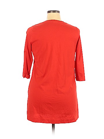 Woman Within 3/4 Sleeve T-Shirt (view 2)