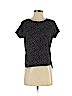 H&M 100% Cotton Black Short Sleeve Top Size S - photo 1