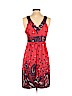 Tibi 100% Silk Red Casual Dress Size 4 - photo 2