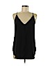 Ann Taylor LOFT 100% Polyester Black Sleeveless Blouse Size M (petite) - photo 1
