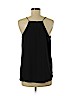 Ann Taylor LOFT 100% Polyester Black Sleeveless Blouse Size M (petite) - photo 2