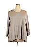 Purejill Brown 3/4 Sleeve T-Shirt Size 2X - photo 1
