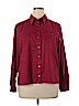 Chico's Design 100% Polyester Burgundy Long Sleeve Blouse Size XL (3) - photo 1