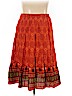 Dots 100% Cotton Orange Casual Skirt Size 2X - photo 1