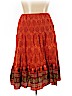 Dots 100% Cotton Orange Casual Skirt Size 2X - photo 2
