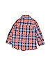 OshKosh B'gosh 100% Cotton Plaid Orange Long Sleeve Button-Down Shirt Size 3T - photo 2