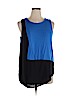 DKNYC Blue Sleeveless Top Size XL - photo 1