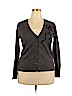 Daisy Fuentes Gray Cardigan Size 1X - photo 1