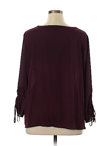 Worthington Long Sleeve Blouse (view 2)