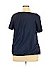 Lane Bryant 100% Polyester Blue Short Sleeve Blouse Size 14 - 16 Plus - photo 2