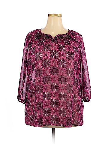 Allison Daley 3/4 Sleeve Blouse (view 1)