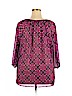 Allison Daley 100% Polyester Purple 3/4 Sleeve Blouse Size 18W - photo 2