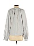 H&M 100% Cotton White Long Sleeve Blouse Size 2 - photo 2