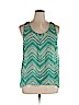 papermoon designed exclusively for Stitch Fix 100% Polyester Teal Sleeveless Blouse Size XL - photo 1