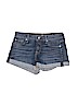 7 For All Mankind Blue Denim Shorts Size 25 waist - photo 1