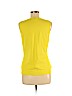 Lafayette 148 New York Yellow Sleeveless Blouse Size M - photo 2