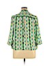 NY Collection 100% Polyester Green 3/4 Sleeve Blouse Size XL (petite) - photo 2