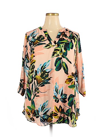 Worthington 3/4 Sleeve Blouse (view 1)