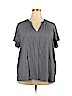 Old Navy 100% Rayon Blue Short Sleeve Blouse Size XXL - photo 1