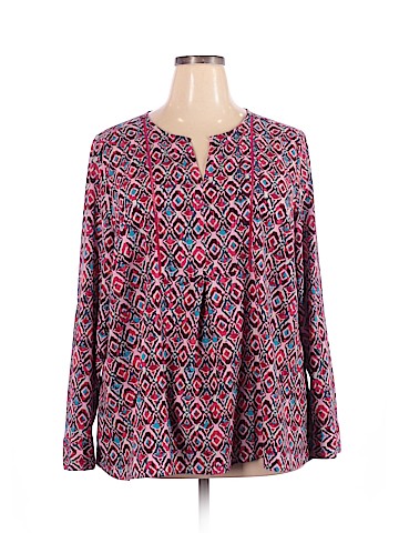 Lane Bryant Outlet Long Sleeve Blouse (view 1)