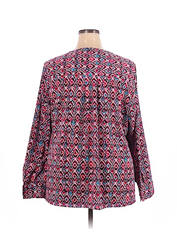Lane Bryant Outlet Long Sleeve Blouse (view 2)