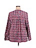 Lane Bryant Outlet 100% Polyester Pink Long Sleeve Blouse Size 22/24 Plus - photo 2