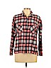 Rip Curl 100% Cotton Red Long Sleeve Button-Down Shirt Size L - photo 1