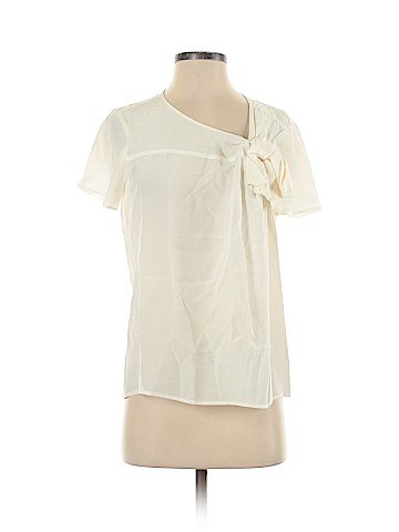 Clu Short Sleeve Silk Top (view 1)