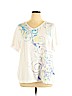 Catherines 100% Cotton White Short Sleeve T-Shirt Size 1X - photo 1