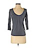 Majestic Paris Gray 3/4 Sleeve Top Size 0 (1) - photo 1