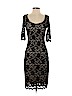 Belle Badgley Mischka Black Cocktail Dress Size 4 - photo 1