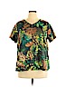 Catherines Green Short Sleeve T-Shirt Size 1X (petite) - photo 1