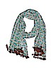 Tory Burch 100% Cotton Print Blue Scarf One size - photo 1