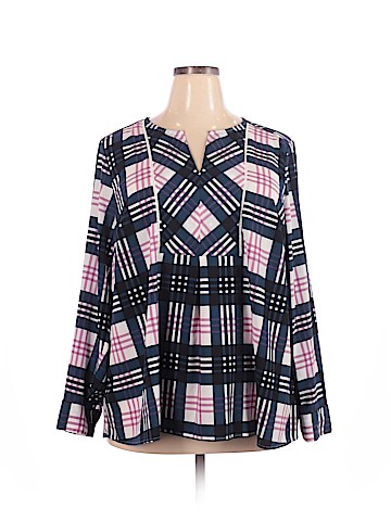 Lane Bryant Outlet Long Sleeve Blouse (view 1)