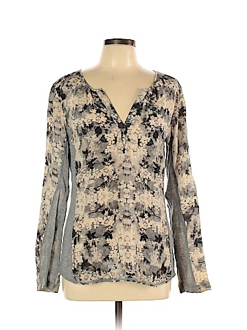 Nanette Lepore Long Sleeve Silk Top (view 1)